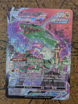 2023 Pokemon TCG Silver Tempest Rayquaza VMAX TG20/TG30 HOLO CRACKED ICE CONFETT - Image 5