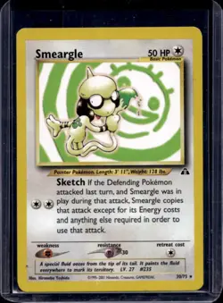 2001 Pokemon Neo Discovery Smeargle #30/75 - Image 1