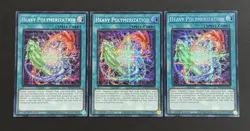 2024 YUGIOH MP24 SECRET RARE HEAVY POLYMERIZATION X3 NM SET - Image 1