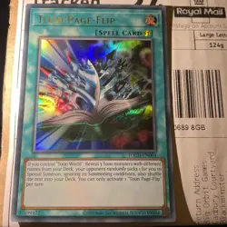 🔥 YUGIOH • TOON PAGE FLIP • TOCH-EN004 • ULTRA RARE • UNLIMITED • NM/M 🔥 - Image 1