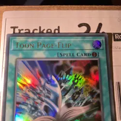 🔥 YUGIOH • TOON PAGE FLIP • TOCH-EN004 • ULTRA RARE • UNLIMITED • NM/M 🔥 - Image 2