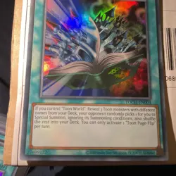 🔥 YUGIOH • TOON PAGE FLIP • TOCH-EN004 • ULTRA RARE • UNLIMITED • NM/M 🔥 - Image 3