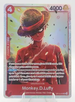 2025 One Piece Legacy of the Master Monkey.D.Luffy #OP12-015 Super Rare - Image 1