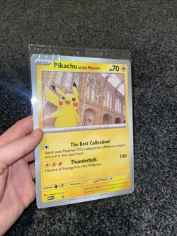Pikachu At The Museum Pokemon TCG Jumbo Card SEALED Brand New MEP Promo - Image 1