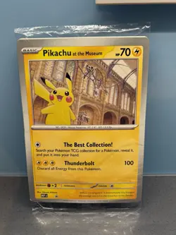 Pokemon TCG Pikachu At The museum Oversized Jumbo Card sealed In Packaging New - Image 1