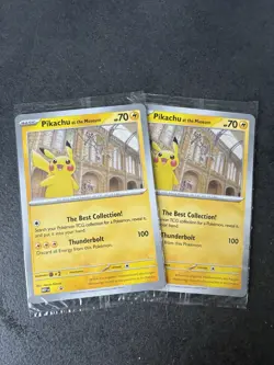 Pokemon TCG Pikachu At The Museum Jumbo Promo Card - SEALED - Image 5