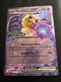 Mimikyu ex (Journey Together Stamped) 069/159 Jumbo Cards Holo - Image 1