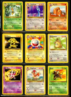 2000 Pokemon BASE SET 2 Edition COMPLETE Non Holo Cards Lot #21-130 Rare WotC NM - Image 2