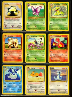 2000 Pokemon BASE SET 2 Edition COMPLETE Non Holo Cards Lot #21-130 Rare WotC NM - Image 3