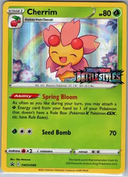 Cherrim - (Prerelease) SWSH088 SWSH: Sword & Shield Promo - Pokemon Card - NM - Image 1