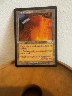 City of Traitors Exodus Magic Card Reserved List MTG - Image 1