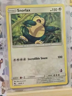 Pokemon TCG Snorlax 50/68 Mewtwo Stamped Card #050/068 Battle Academy - Image 3