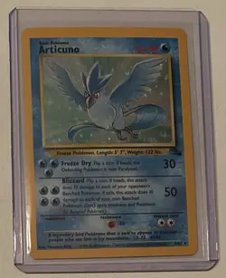 Pokemon TCG Articuno#2/62 1999 Holo Fossil Card Vintage - Image 1