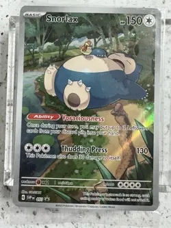 Pokemon Card - Snorlax Sealed Scarlet & Violet Promo Cards 051 Promo NM (Sealed) - Image 1