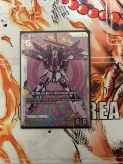 Z Gundam Biosensor R + GD03-071 Steel Requiem Gundam Card Game Japanese - Image 1