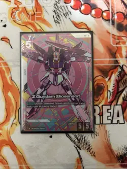 Z Gundam Biosensor R + GD03-071 Steel Requiem Gundam Card Game Japanese - Image 2