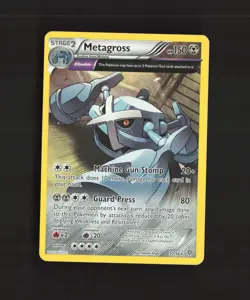 Metagross 50/98 Ancient Origins Full Art Rare Pokemon Card LP - Image 1