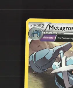 Metagross 50/98 Ancient Origins Full Art Rare Pokemon Card LP - Image 3