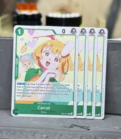 One Piece Card Game Carrot OP08-021 Preconstructed Green Leader Deck - Image 3