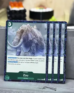 One Piece Card Game Carrot OP08-021 Preconstructed Green Leader Deck - Image 5