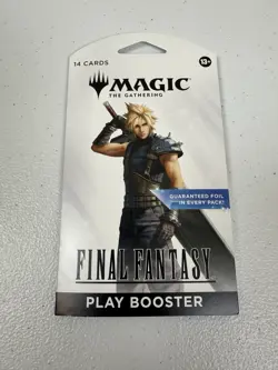 Lot of 14: MTG: Magic The Gathering Final Fantasy Play Sleeved Booster Pack - Image 2