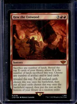 2023 Magic MTG Lord of Rings Tales Middle-Earth Hew Entwood #0136 - Image 1