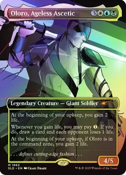 MTG - Oloro, Ageless Ascetic - Borderless Foil - FIB - Magic the Gathering - Image 1