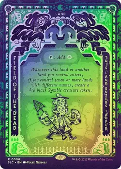 Field of the Dead Foil Secret Lair Encyclopedia NM MTG - Image 1