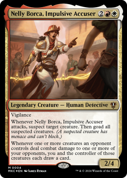 Nelly Borca, Impulsive Accuser #4 | NM FOIL | MKC Magic MTG - Image 1
