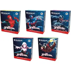 Magic The Gathering Marvel Spider-Man Welcome Decks Complete Set Of 5 New unopen - Image 1
