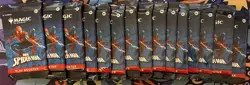 15 Spider-Man Play Booster Packs New Sealed Magic The Gathering - Image 1