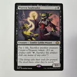 Warren Soultrader Modern Horizons 3 MH3 MTG Sacrifice Zombie Goblin Wizard - Image 1