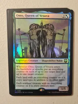 MTG l Omo, Queen of Vesuva FOIL(x4 Playset) | (NM) Commander: Modern Horizons 3 - Image 1