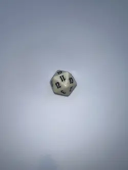 Magic the Gathering Beatdown Black Lotus White Spindown Dice - Image 2