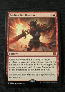 MTG - Molten Duplication - Outlaws of Thunder Junction The Big Score - NM Mythic - Image 1
