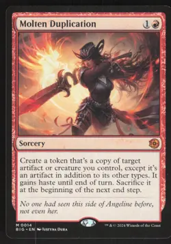 Molten Duplication Outlaws of Thunder Junction: the Big Score Regular - Image 1