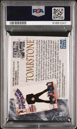 1992 MARVEL MASTERPIECES #99 TOMBSTONE PSA 8 - Image 2