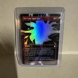 MTG The Last Agni Kai (Borderless) Avatar: The Last Airbender Foil - Image 1