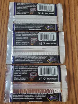 MAGIC THE GATHERING Lot of Three (3) NEMESIS Factory Sealed Booster Packs +BONUS - Image 3