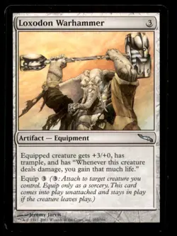 Loxodon Warhammer LP Light Play Mirrodin MTG [8943] - Image 1