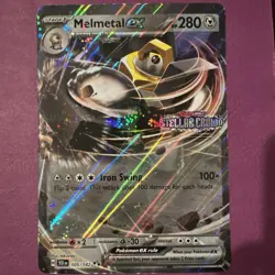 JUMBO Pokemon TCG Melmetal EX 105/142 Double Rare Holo Stellar Crown stamped - Image 1