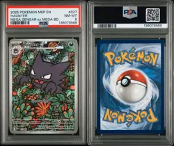Haunter #027 2025 Pokemon Black Star Promo PSA 8 NM-MT - Image 3