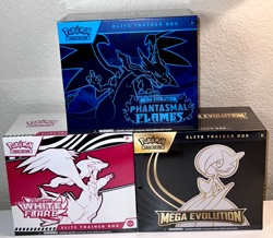 Pokemon Mega Evolution Elite Trainer Box ETB, White Flare, Phantasmal Flames ETB - Image 5