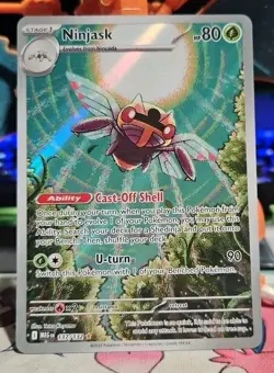 Pokemon TCG Ninjask Illustration Rare #137/132 Mega Evolutions NM/M - Free Ship - Image 1