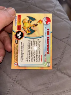 2000 Pokemon Topps Series 1 Charizard #06 - Regular - #troy - Image 4