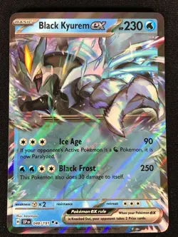Pokemon Black Kyurem Ex 048/191 Ultra Rare Holo (NM) - Image 1