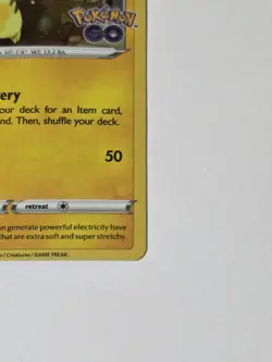2022 POKEMON GO PIKACHU BLACK STAR PROMO HOLO SWSH234 NM - Image 2