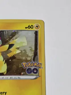 2022 POKEMON GO PIKACHU BLACK STAR PROMO HOLO SWSH234 NM - Image 5