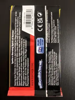 22.7g! HEAVY Pokemon TCG: Mega Evo Phantasmal Flames Pack SEALED Heracross Art - Image 3