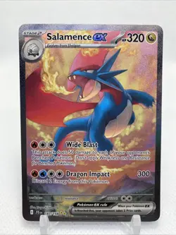 Pokemon TCG Salamence EX Journey Together Special Illustration Rare Card 187/159 - Image 1